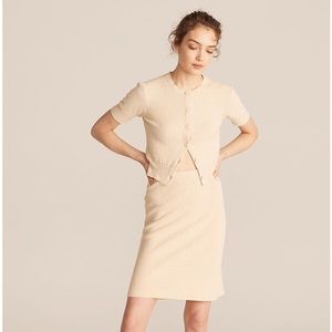 NWT Rebecca Taylor Mini Boucle Pencil Skirt